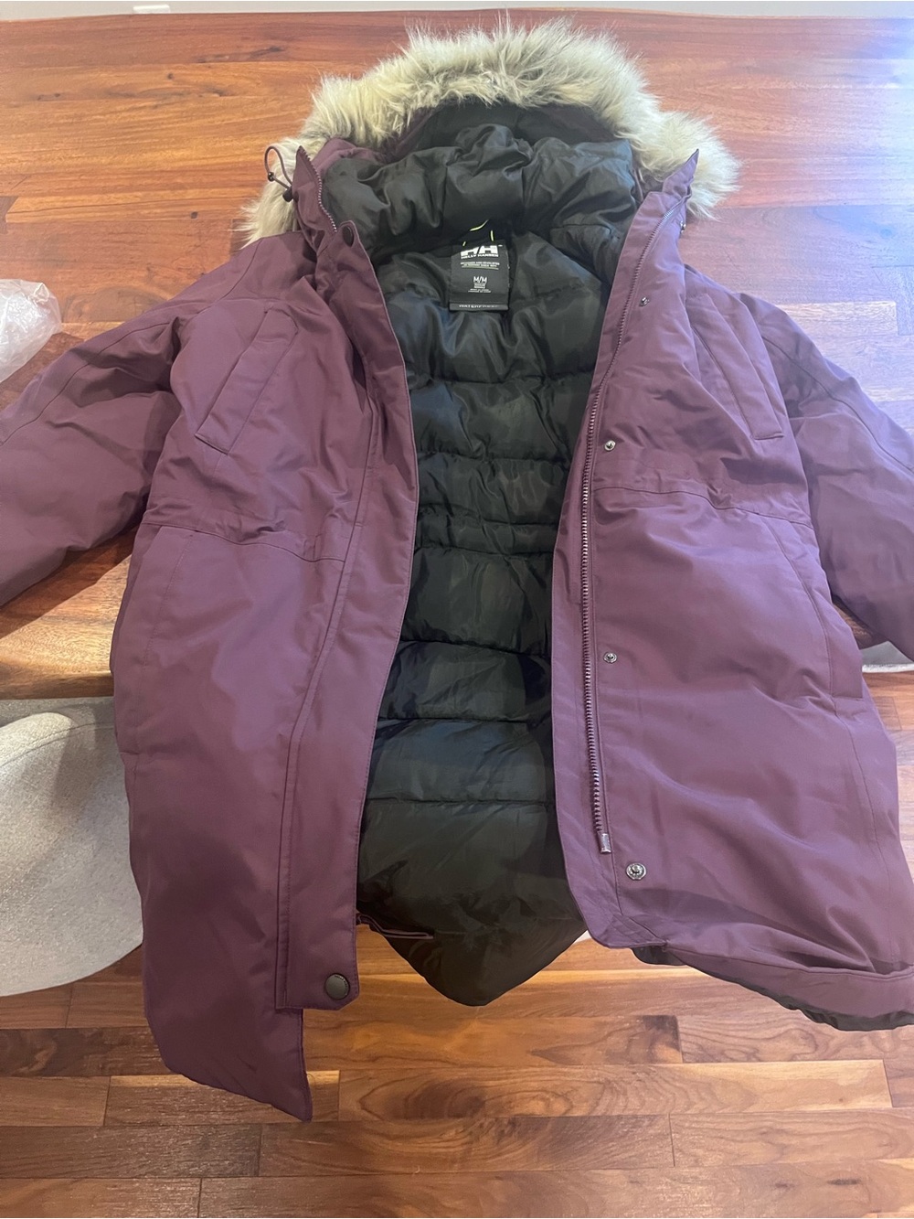 Helly Hansen Women's Plum Puffer Parka with Faux Fur Trim